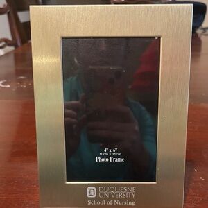 Gold Duquesne University school of nursing Photo Frame